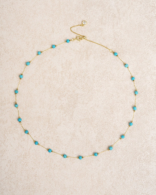 Blue Beads Necklace