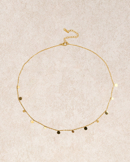 Gold Titanium Steel Necklace